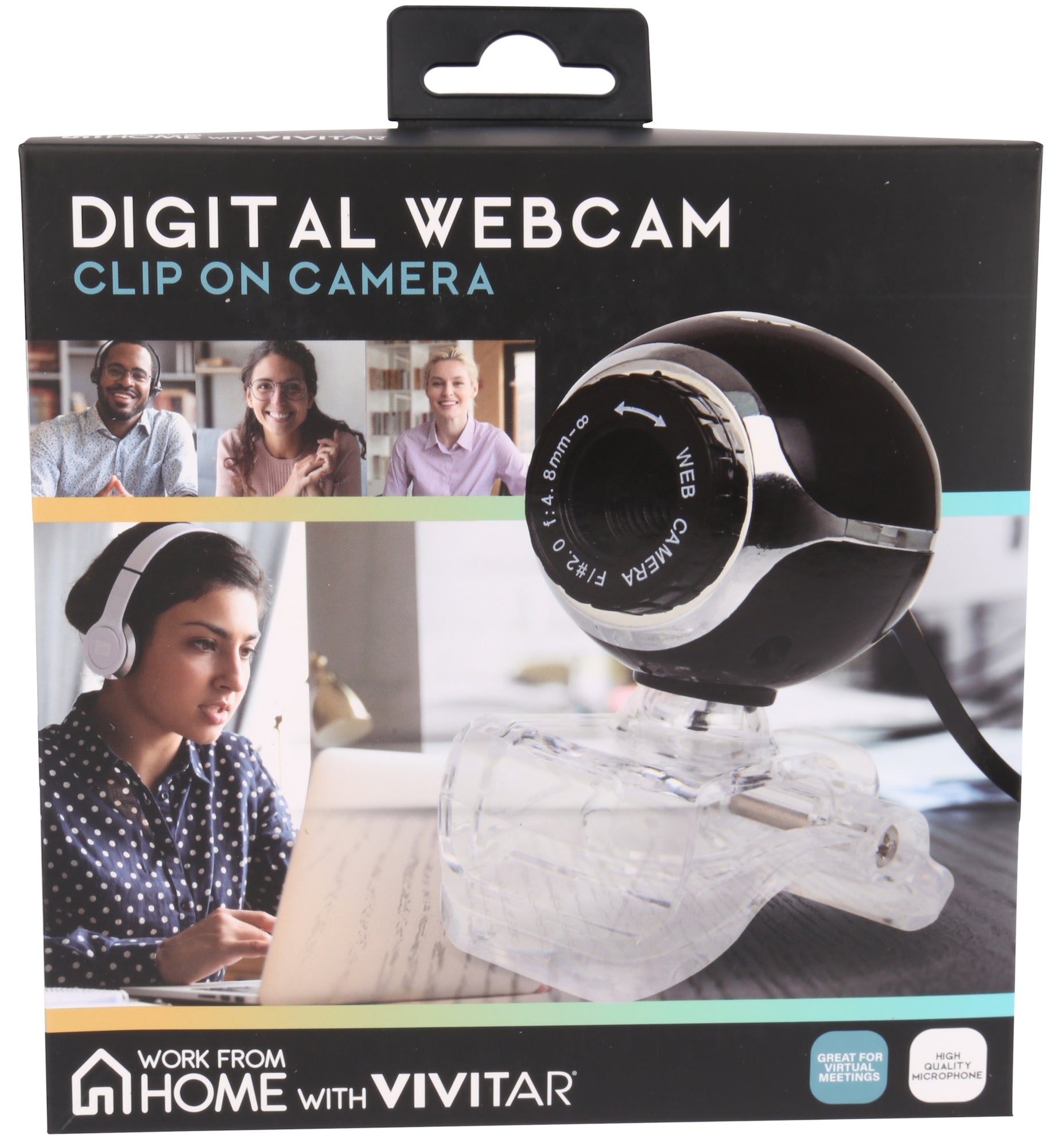 Camara Web Vivitar VWC101 360º Microsoft Y Mac USB 3.5 mm
