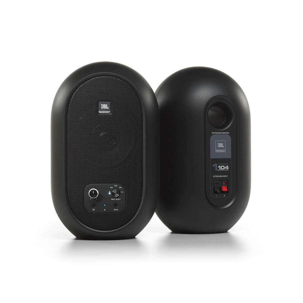 Parlante Monitores de Estudio JBL 104, BT (2) Bluetooth  Profesional Negro