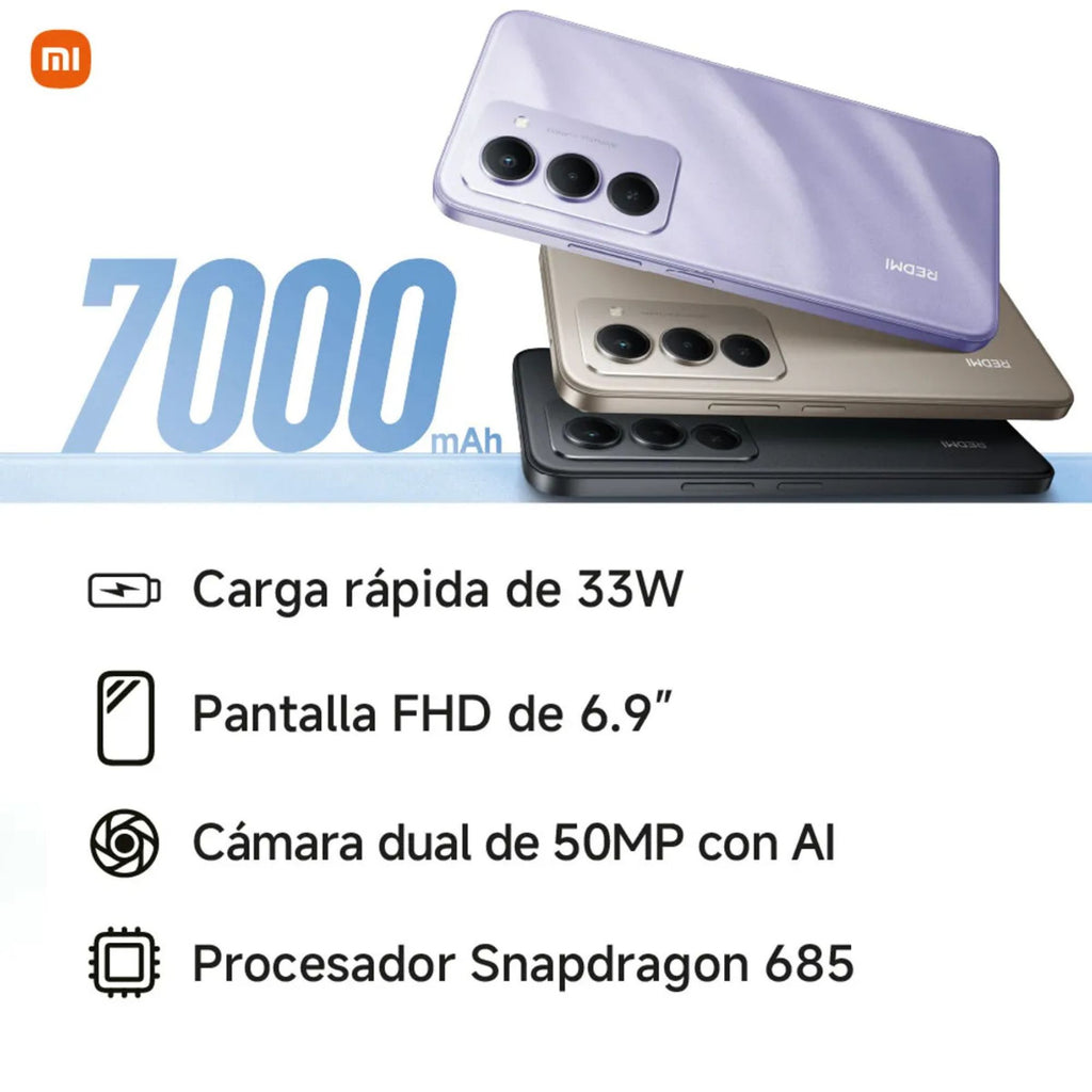 Xiaomi Redmi 15 6GB + 128GB Celular 6.9" Gris
