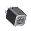Cargador Anker Usb C Pared Negro 30w Rápido Tipo C Negro