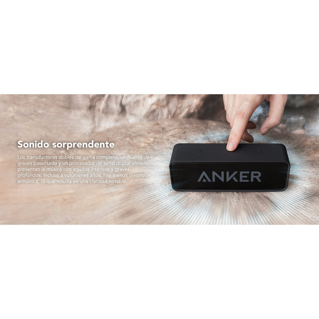 Altavoz Soundcore 1 Bluetooth Anker 24 Hrs 6w Ipx5 Negro Portatil Negro