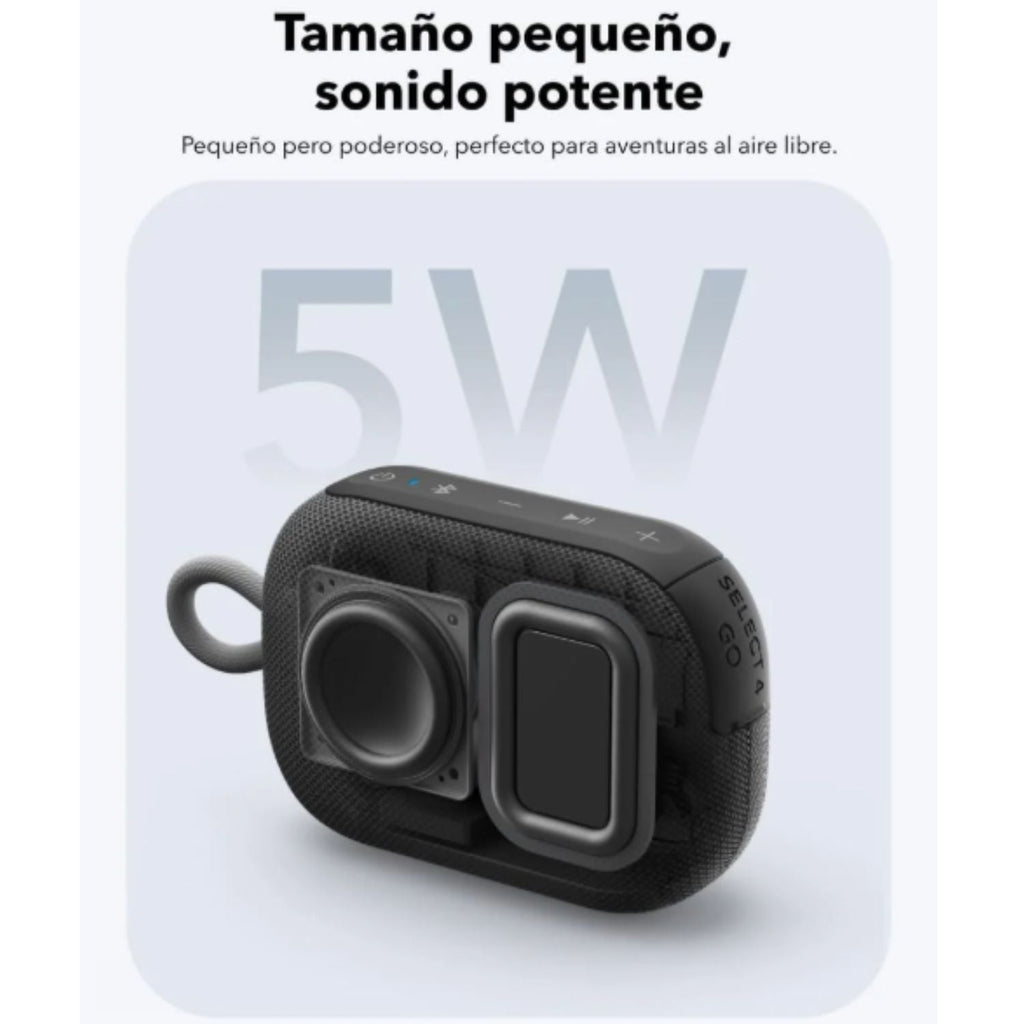 Altavoz Soundcore Anker Select 4 IP67 20 Hrs Bluetooth 5W Negro