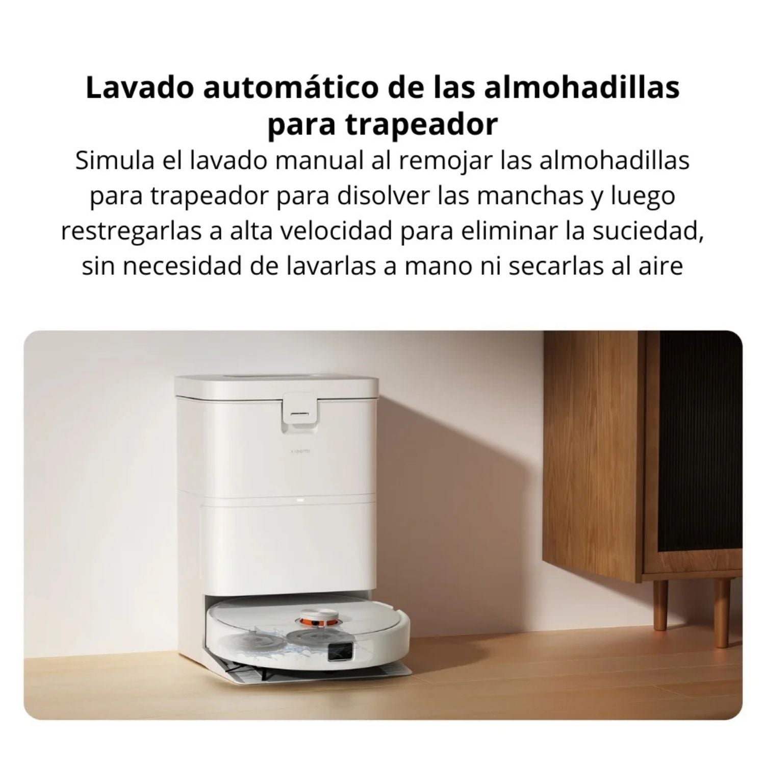 Robot Aspirador Xiaomi H50 10000Pa Lavado Automatico Mopa Estacion Base Todo en Uno 75 Dias Sin Vaciar