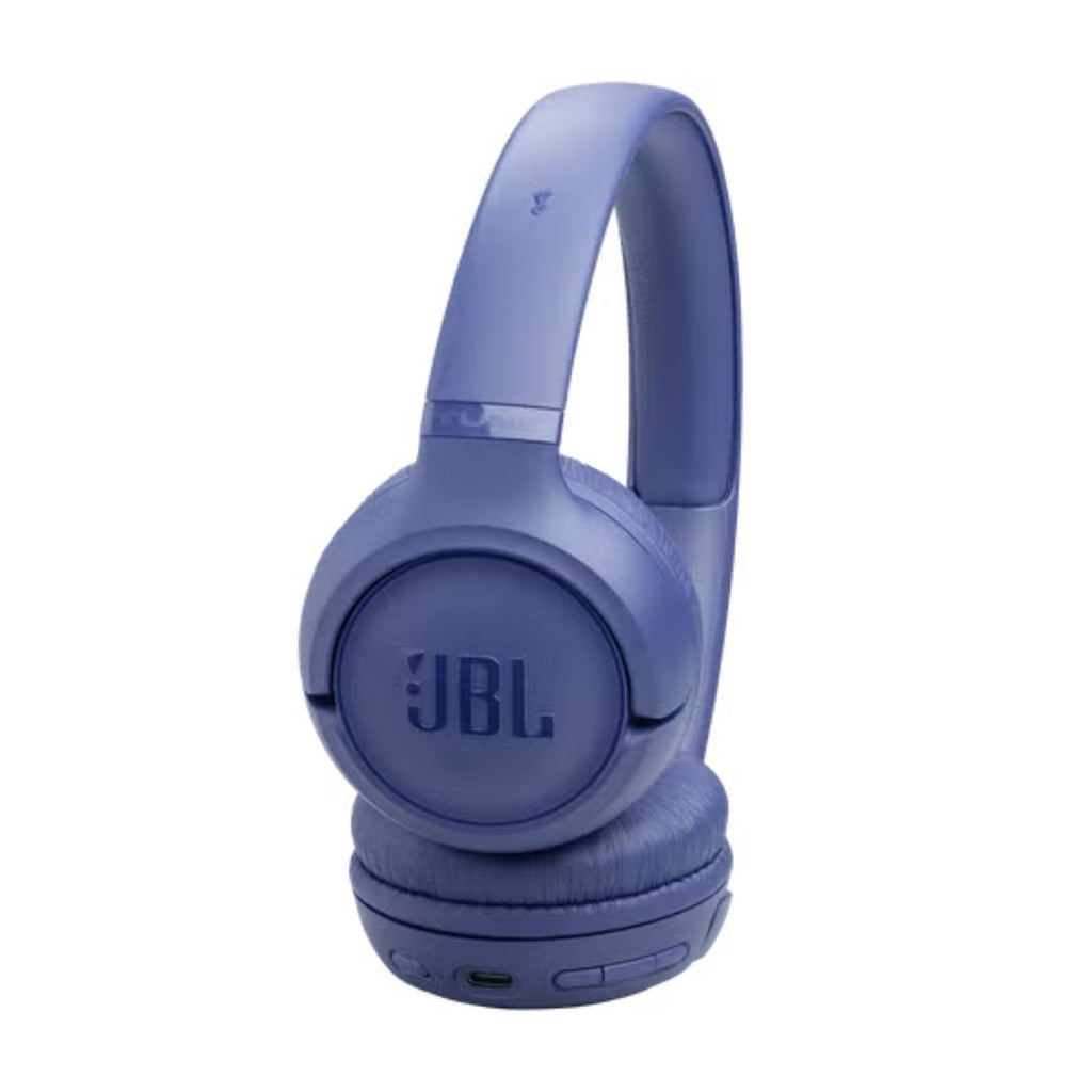 Audífonos JBL Tune 530BT Supraaural Bluetooth 76 Horas Pure Bass Azul