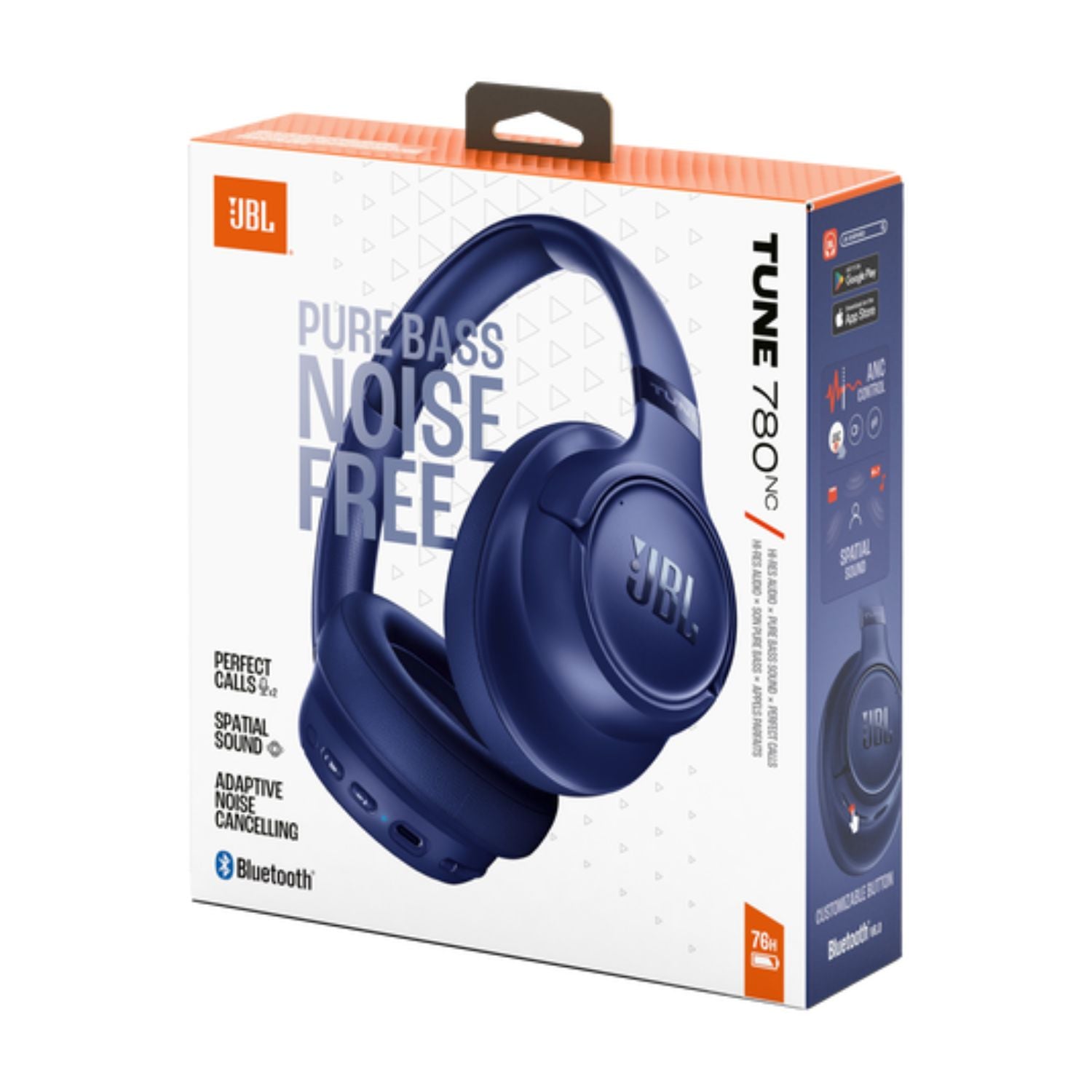 Audifonos JBL Tune 780NC Bluetooth 6.0 Over Ear Cancelacion Ruido 76 Horas Spatial Sound Azul