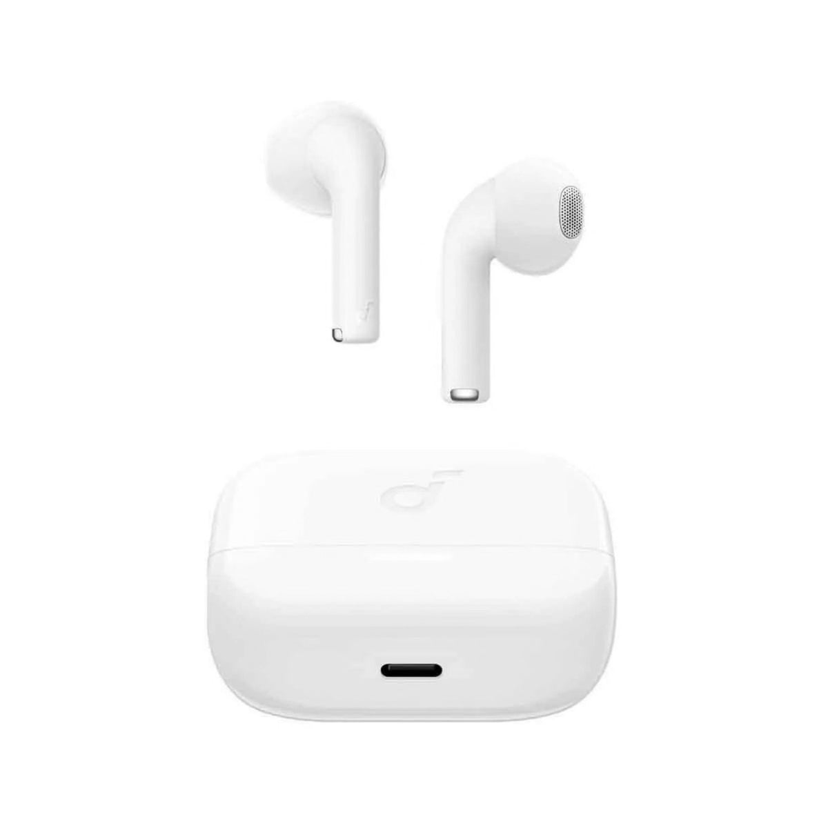 Audífonos Soundcore by Anker K20i Semi In-Ear TWS Bluetooth 5.3 36 Horas BassUp IPX5 Modo Gaming Blanco Original