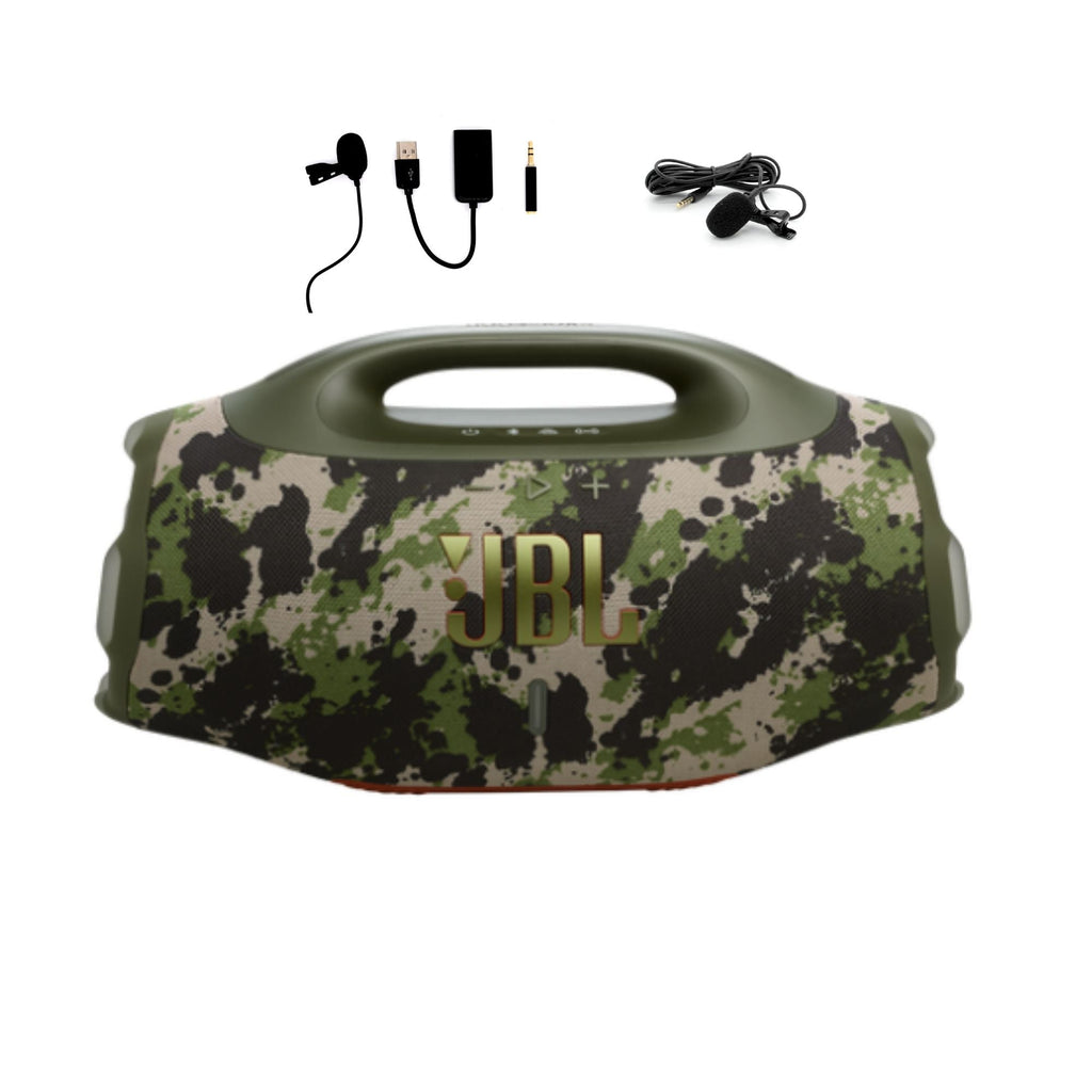 JBL Boombox 4 Parlante Bluetooth Potente 180W JBL Pro Bass Boost 34H Bateria IP67 Camuflado