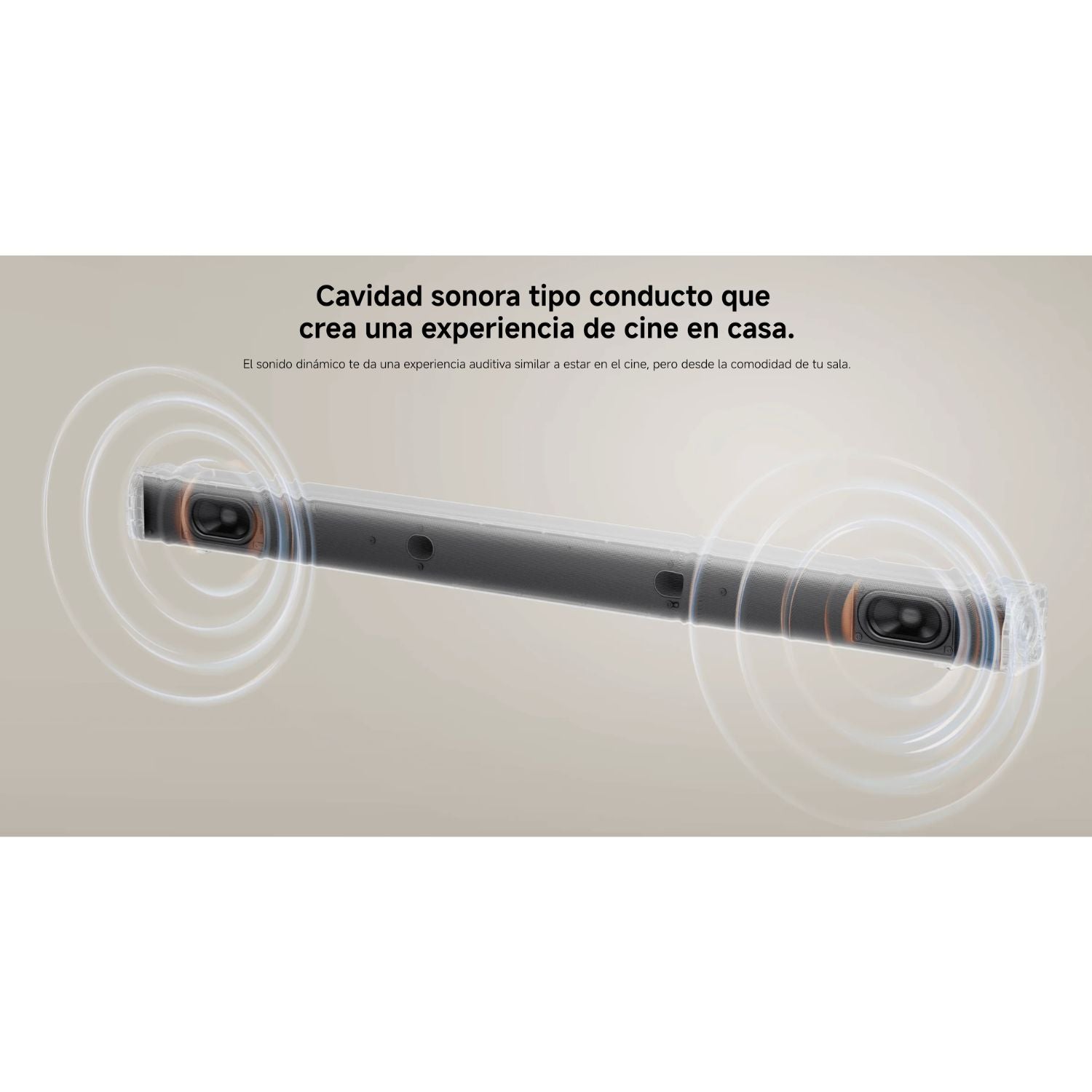 Barra de Sonido Xiaomi Soundbar 2.0 30W Bluetooth 5.3 Optico SPDIF AUX Montaje en Pared Negro