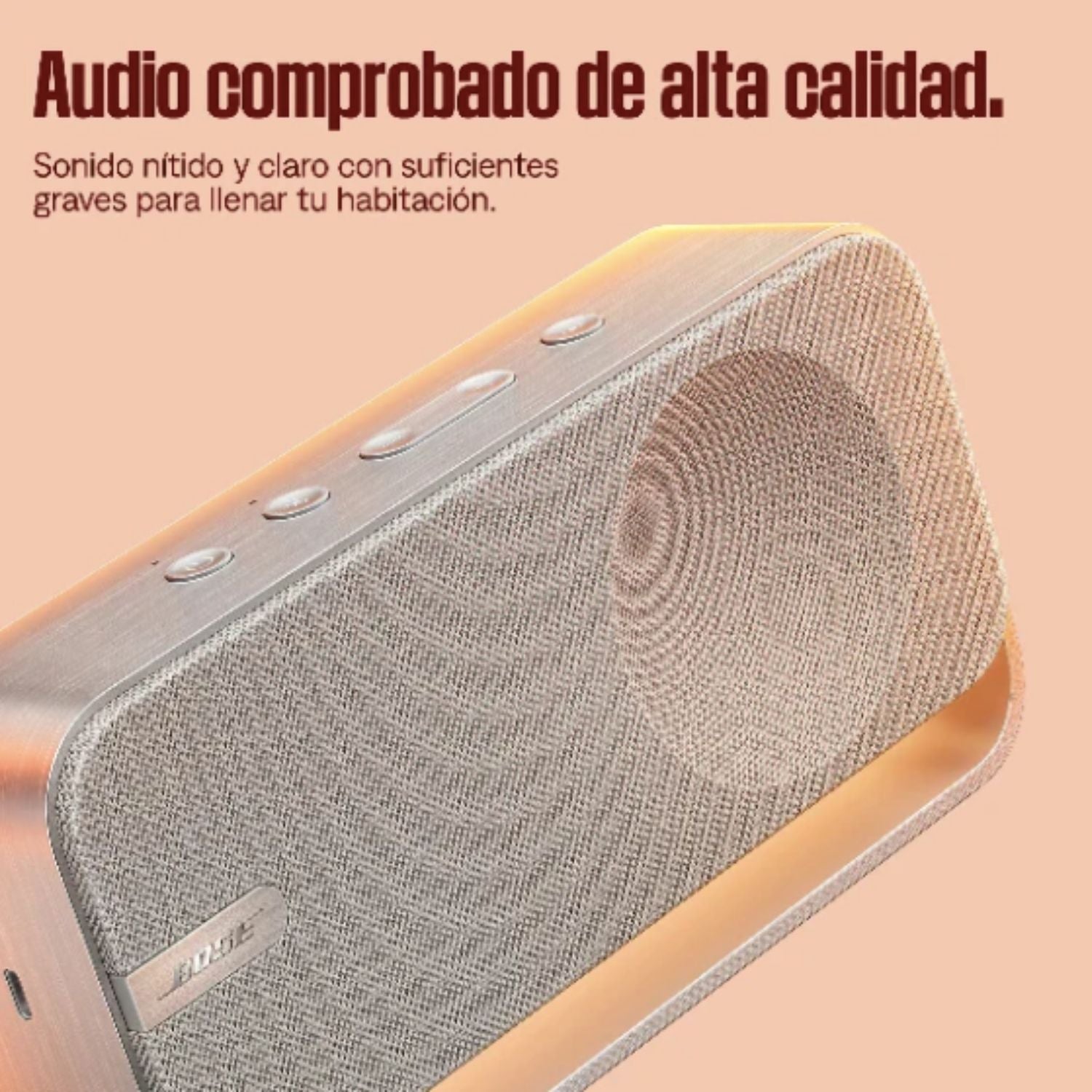 Parlante Bose SoundLink Home Bluetooth 9 Horas Sonido 360° Premium Gris