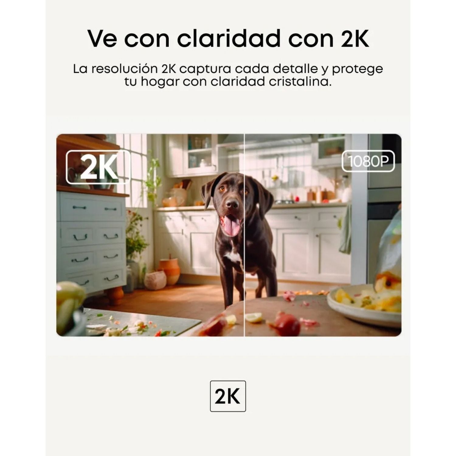 Camara de Seguridad Eufy C220 Interior 2K 360 Grados WiFi Deteccion con IA Sin Cuota Mensual
