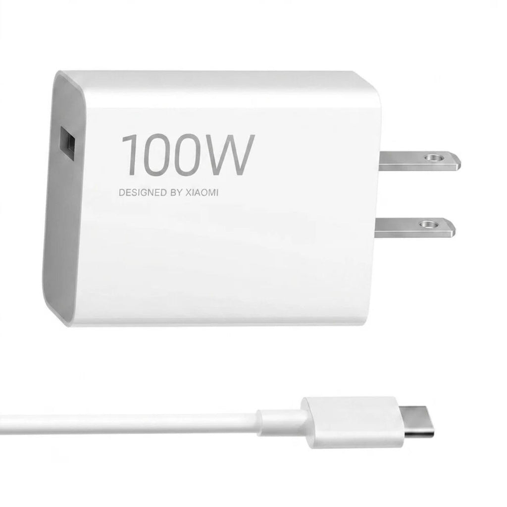 Cargador Xiaomi 100W GaN USB Tipo A Carga Rapida QC PD PPS con Cable USB-A a USB-C 1 Metro Combo
