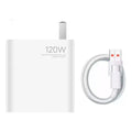 Cargador Xiaomi 120W + Cable Tipo C Carga Rapida Blanco