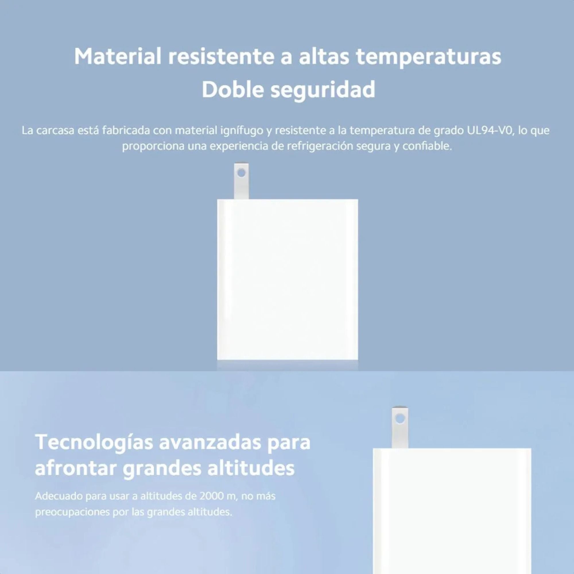 Cargador Xiaomi 120W + Cable Tipo C Carga Rapida Blanco