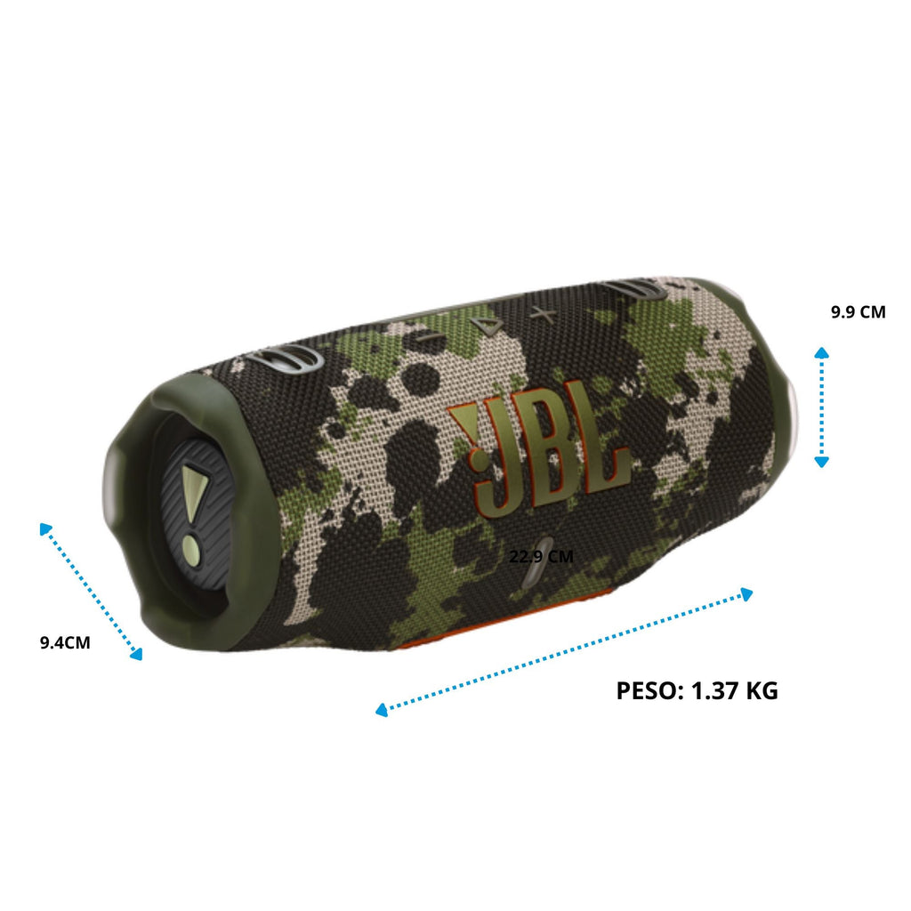 Parlante JBL Charge 6 Potente IP68 Powerbank Bluetooth 28 hrs Camuflado
