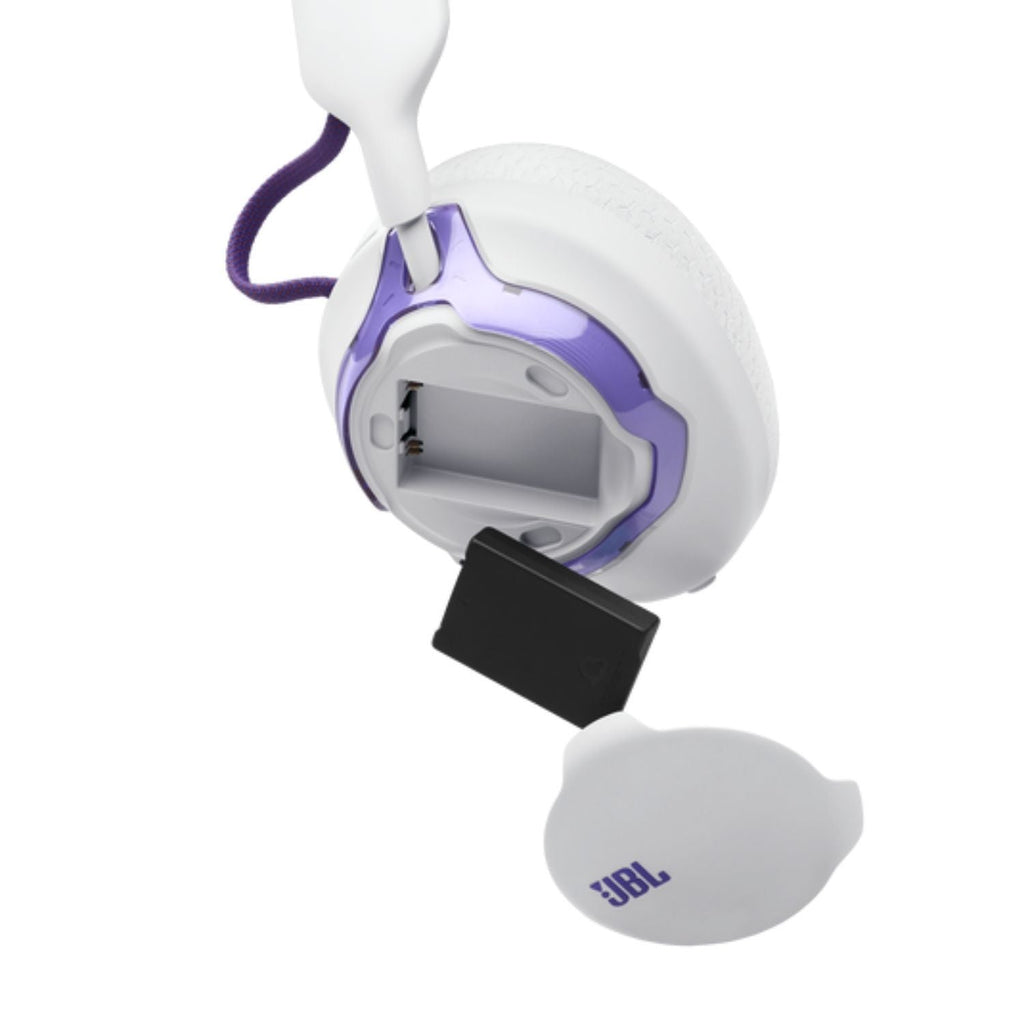 Audifonos Gamer JBL Quantum 650 Inalambrico Bluetooth 5.3 Sonido Espacial 45 Horas Blanco