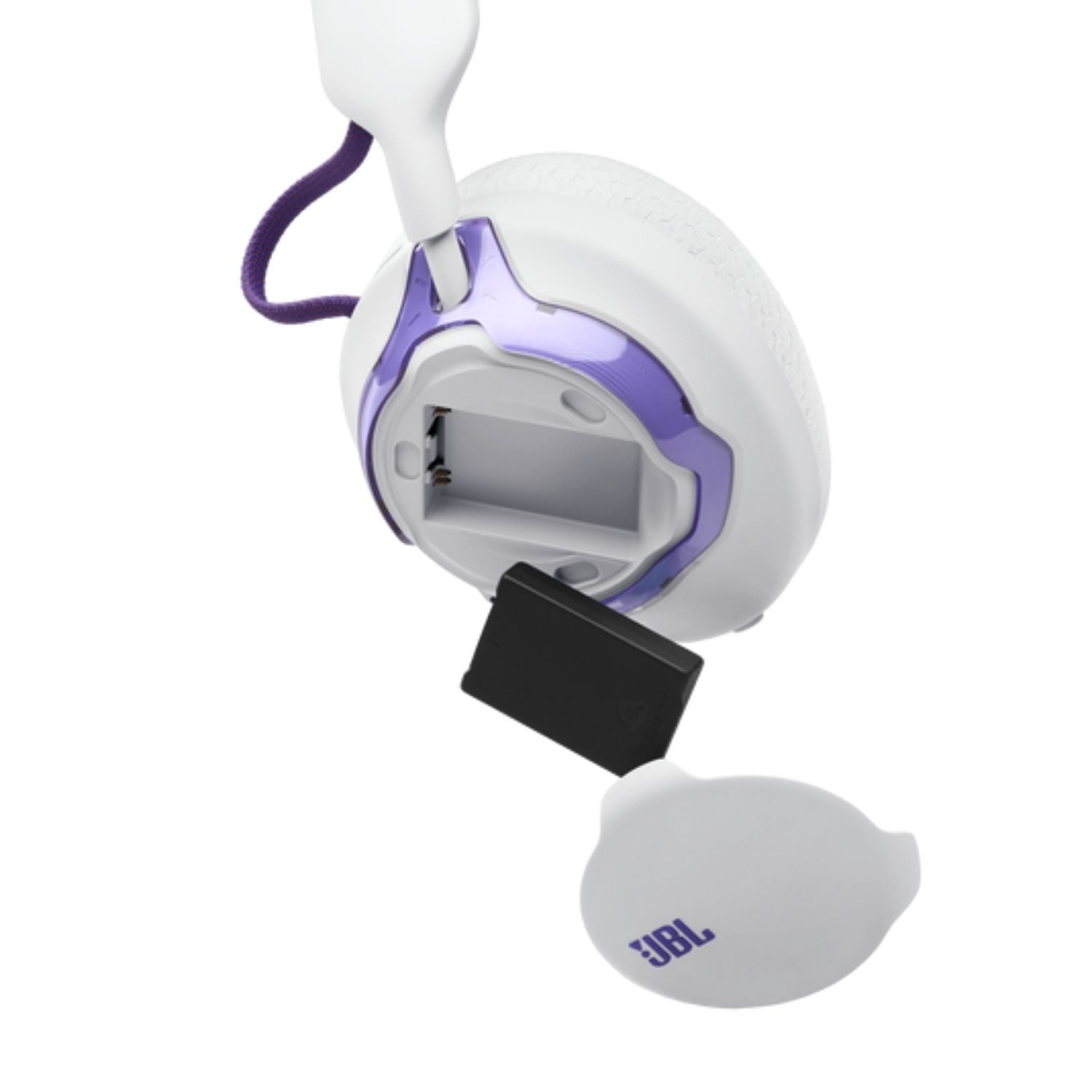 Audifonos Gamer JBL Quantum 650 Inalambrico Bluetooth 5.3 Sonido Espacial 45 Horas Blanco