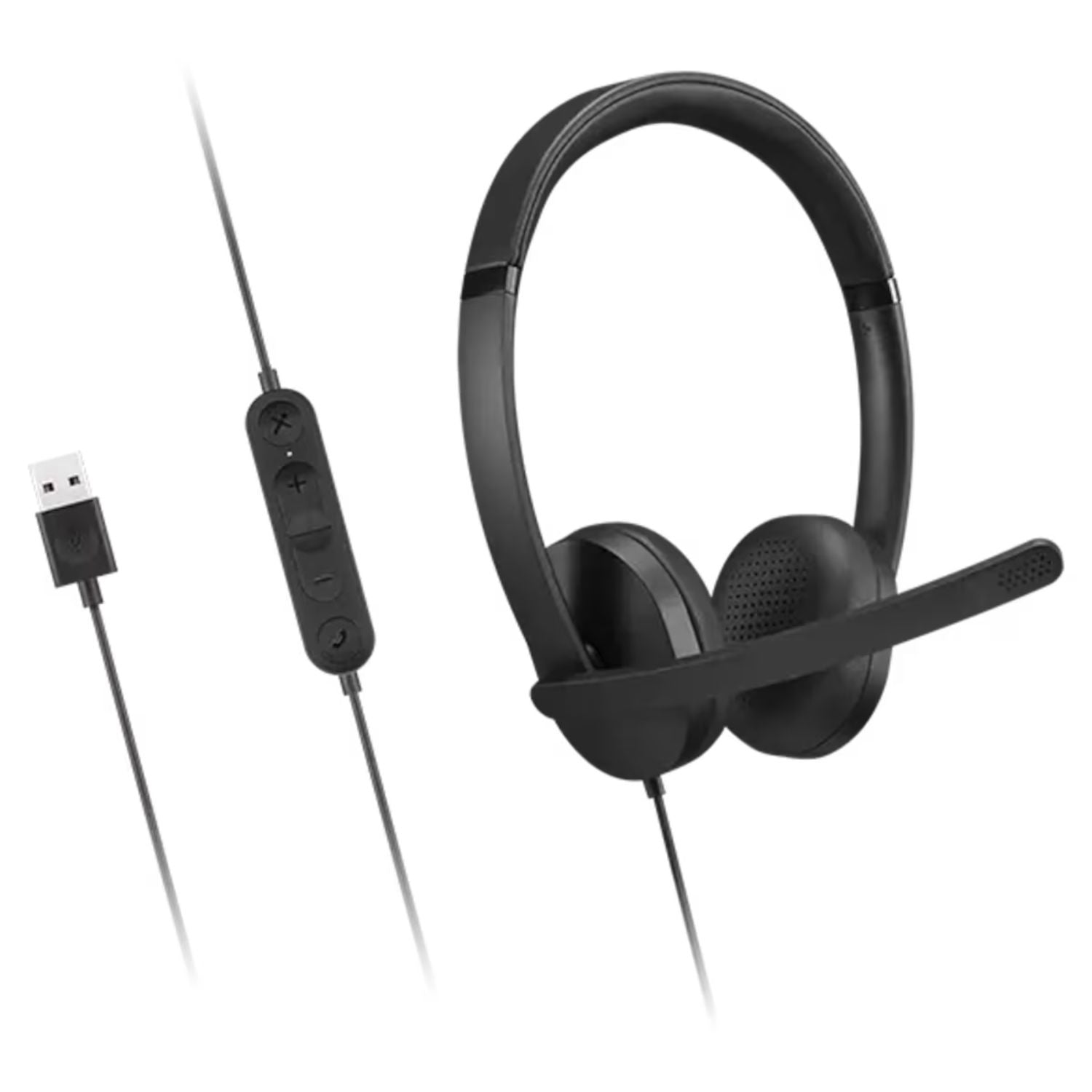 Diadema Lenovo USB-A Stereo Headset Gen 2 Microfono Cancelacion Ruido Zoom Teams Original