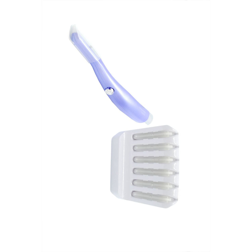 Removedor De Vello Facial Vivitar PGV046 Remueve y Exfolia Lila