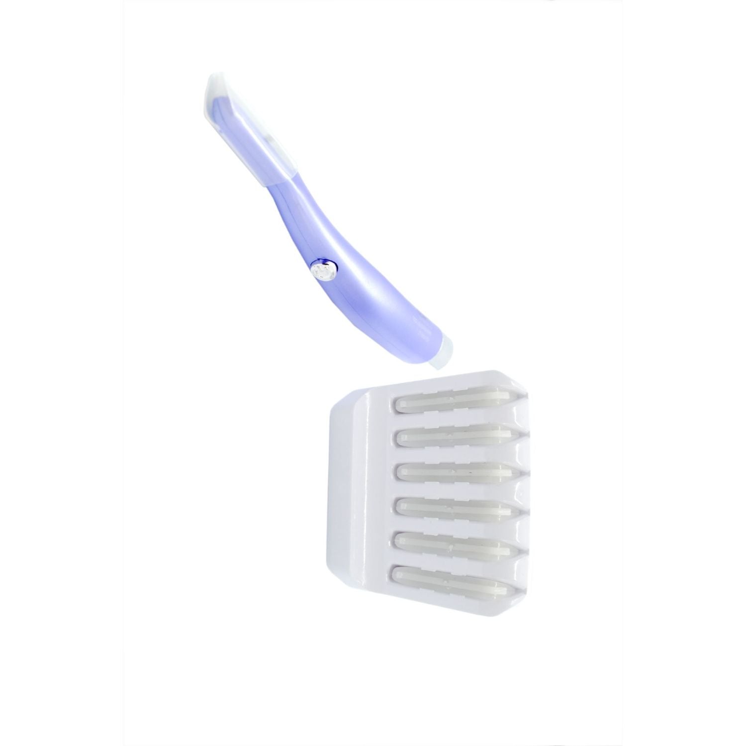 Removedor De Vello Facial Vivitar PGV046 Remueve y Exfolia Lila