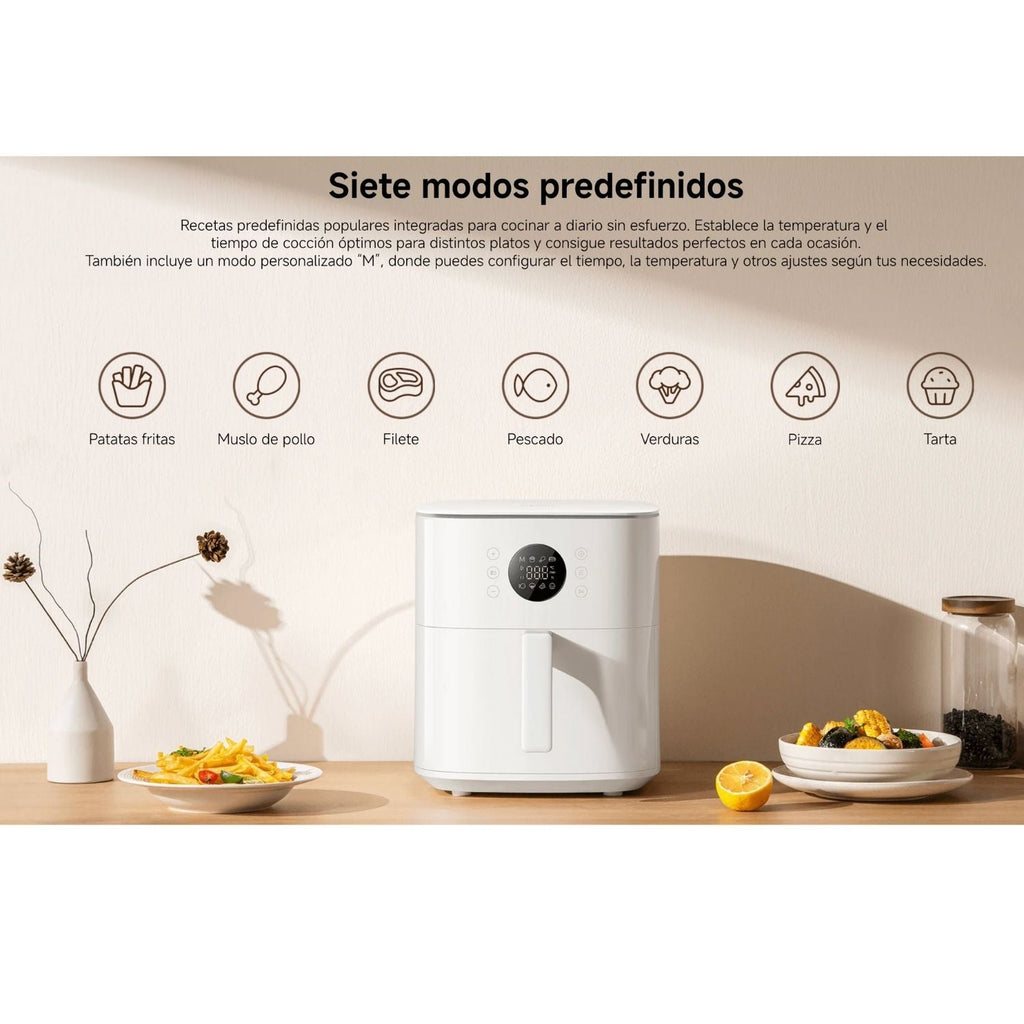 Freidora de Aire Xiaomi 6.5L Interior Metalico Negro