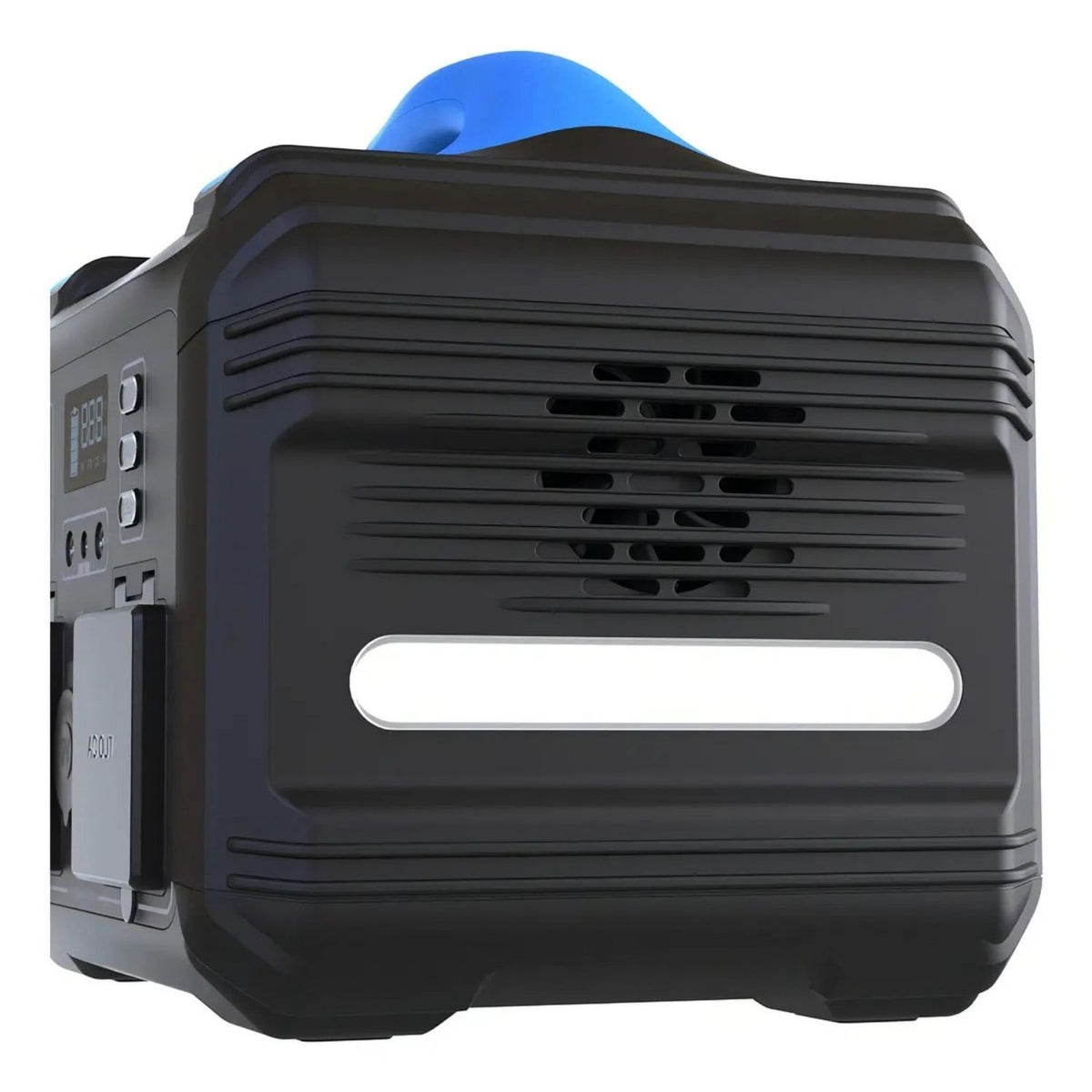 Planta Eléctrica Portátil Forza FPP-T300 Titan 300W Batería LiMnFePO4 2AC 6DC Lámpara LED Solar MPPT Negro Original + Accesorio de Regalo