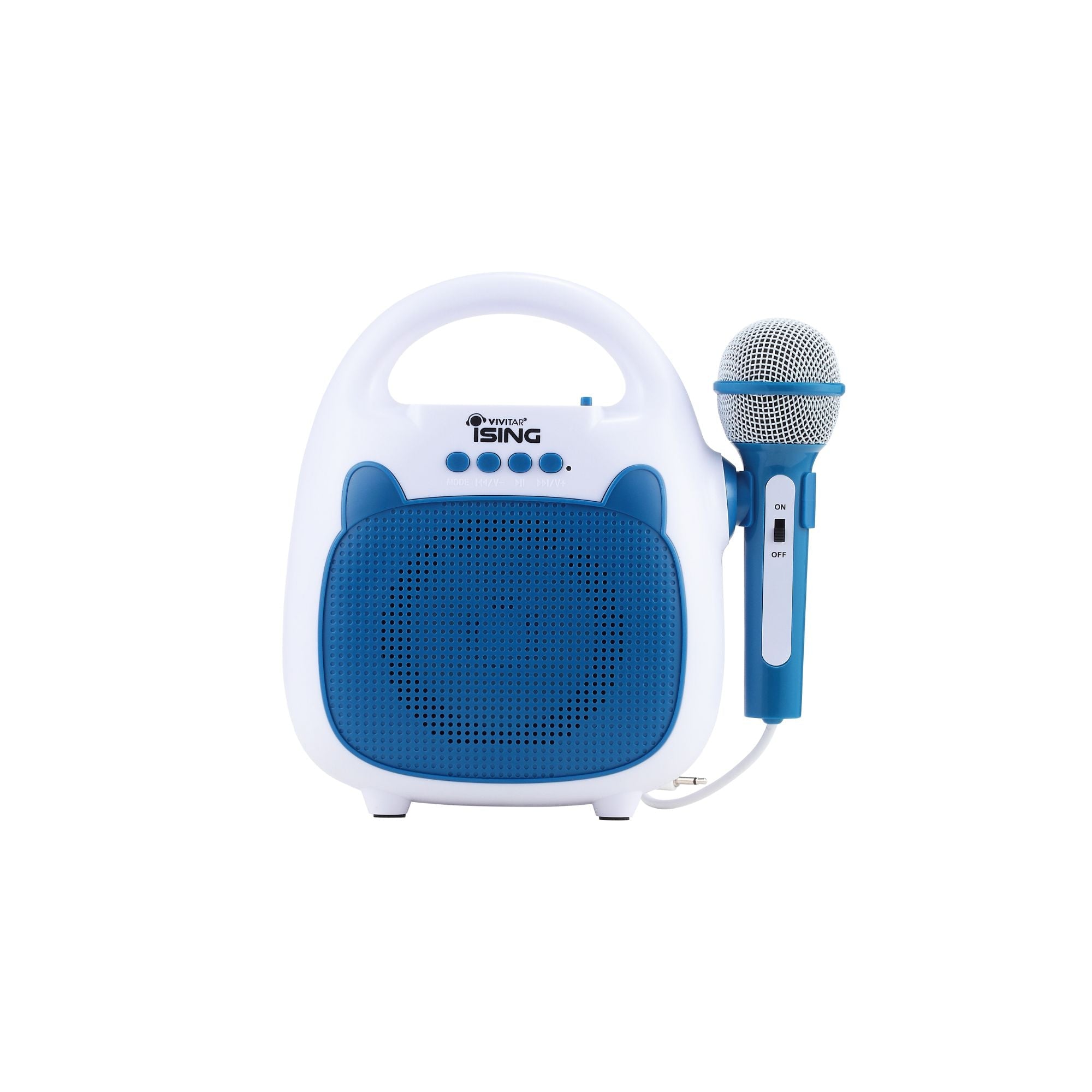 Parlante Karaoke Vivitar con Luz LED Hasta 12 hrs Color Azul