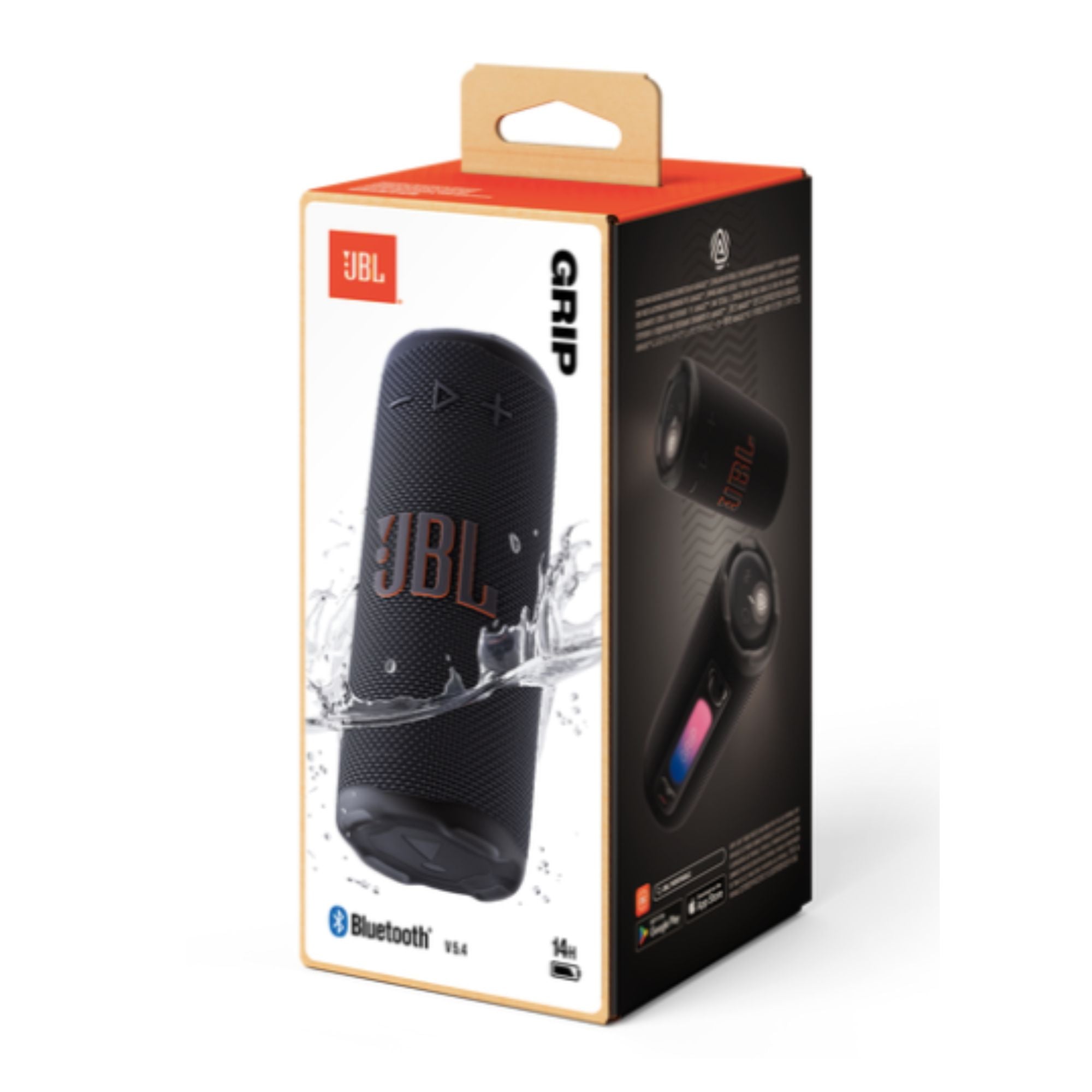 JBL Grip Parlante 16w 14 Horas Ip68 Negro Luz Ambiental