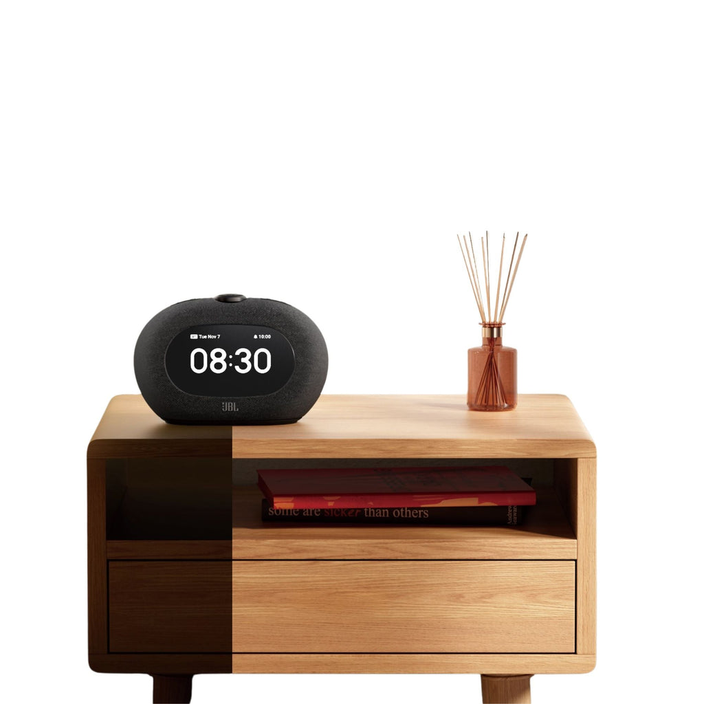 JBL Horizon 3 Radio Despertador Radio FM Bluetooth con Luz Ambiental Sonido Estéreo