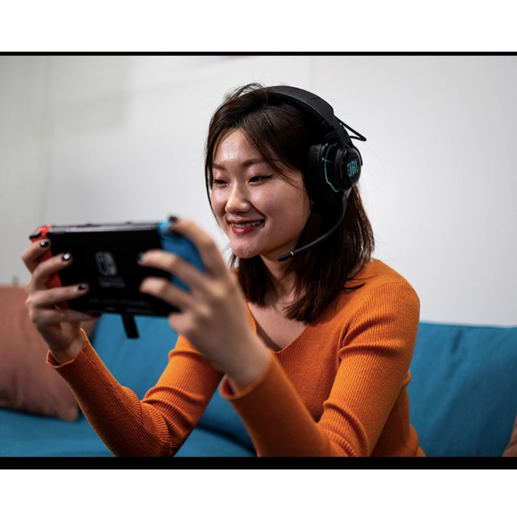 Audífonos Gamer JBL Quantum 910 Wireless Sonido Espacial 360 Profesional Black