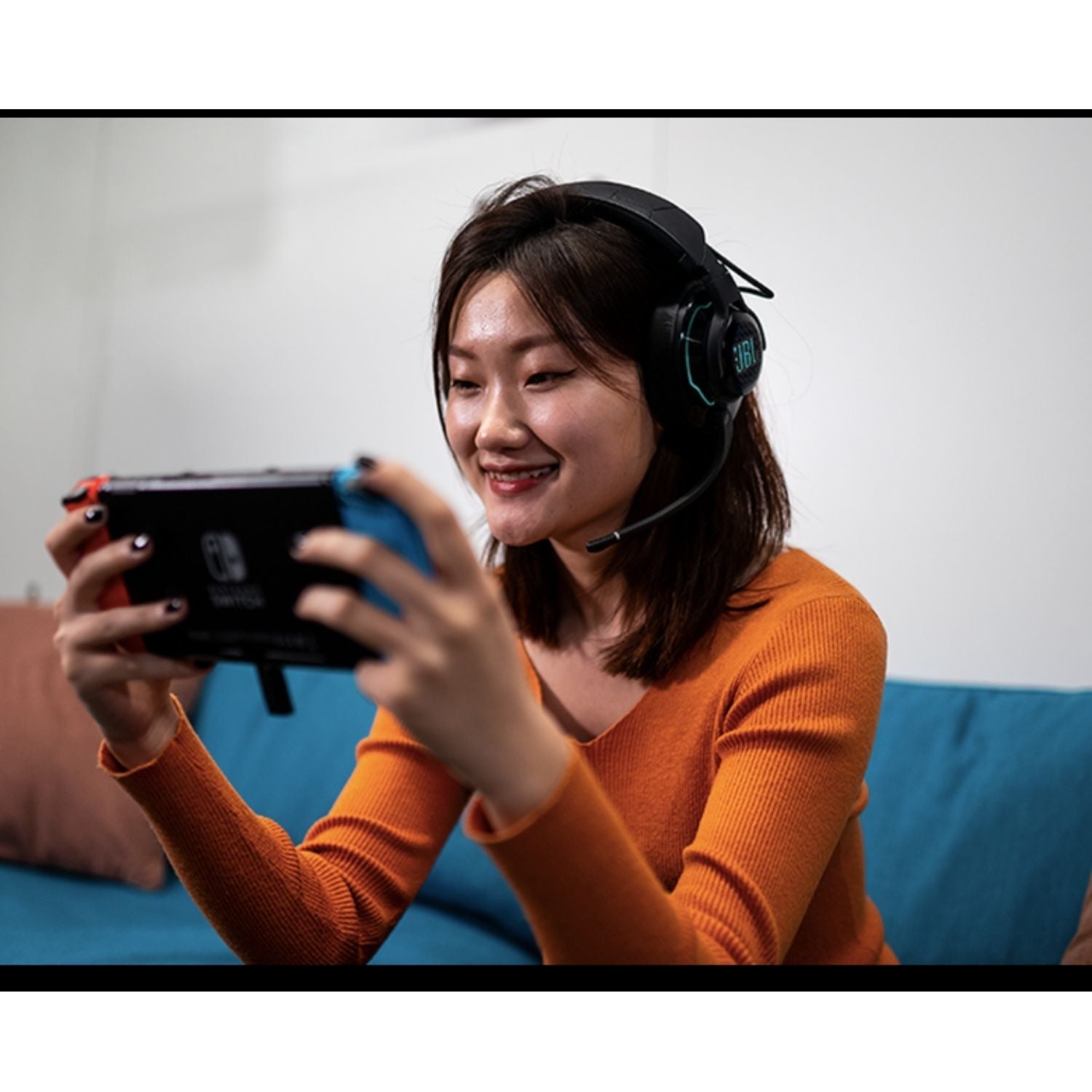Audífonos Gamer JBL Quantum 910 Wireless Sonido Espacial 360 Profesional Black