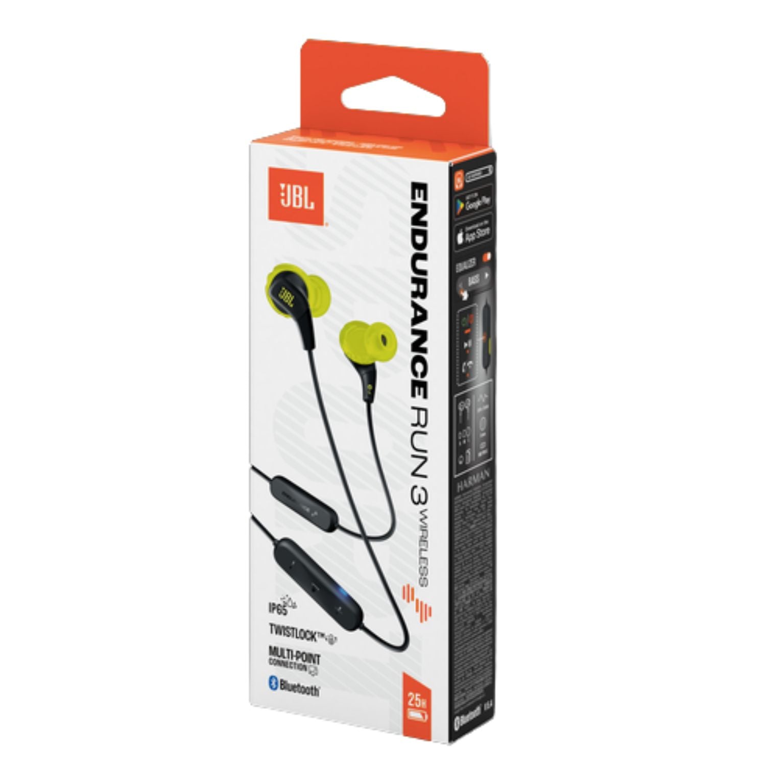Audífonos JBL Endurance Run 3 Deportivo Anti sudor Negro IP65 25 Hrs