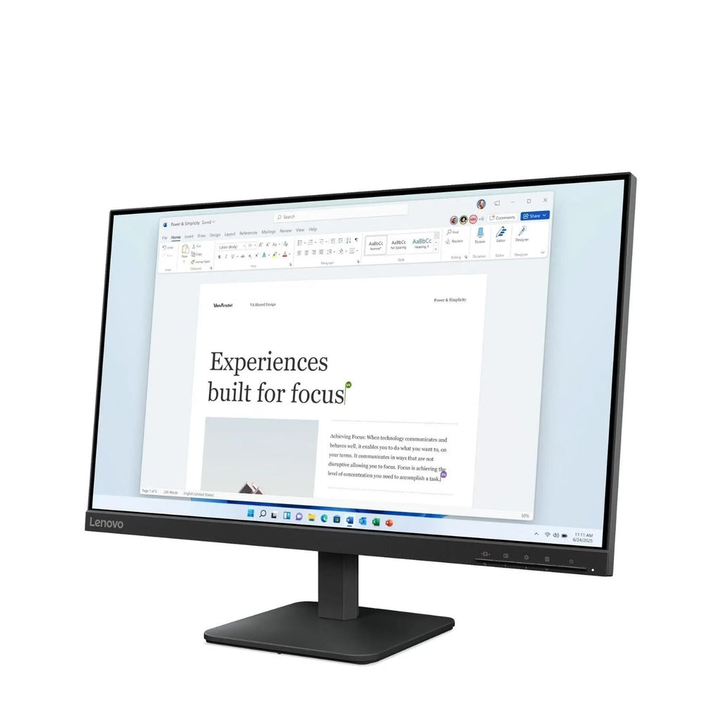 Monitor Lenovo L24, 4e 23.8'' Home Office Estudio 100Hz IPS