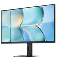 Monitor Xiaomi negro con biseles delgados y soporte central en vista frontal