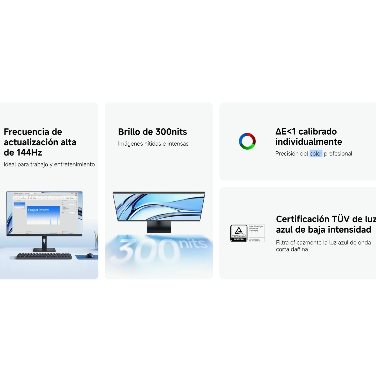 Monitor Xiaomi A27i 2026 27" IPS 144Hz FHD · Calibración Profesional · Original