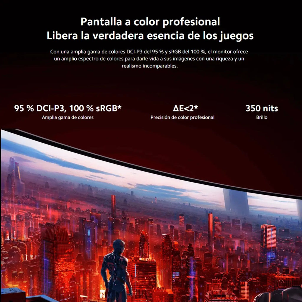 Monitor Gamer Curvo Xiaomi G34WQi 2026 34 Pulgadas WQHD 180Hz 1ms HDR400 FreeSync + Accesorio de Regalo