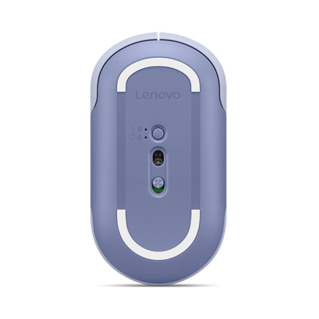 Mouse Lenovo 350 Bluetooth 5.3 Silencioso Ambidiestro 36 Meses Bateria Lila Original