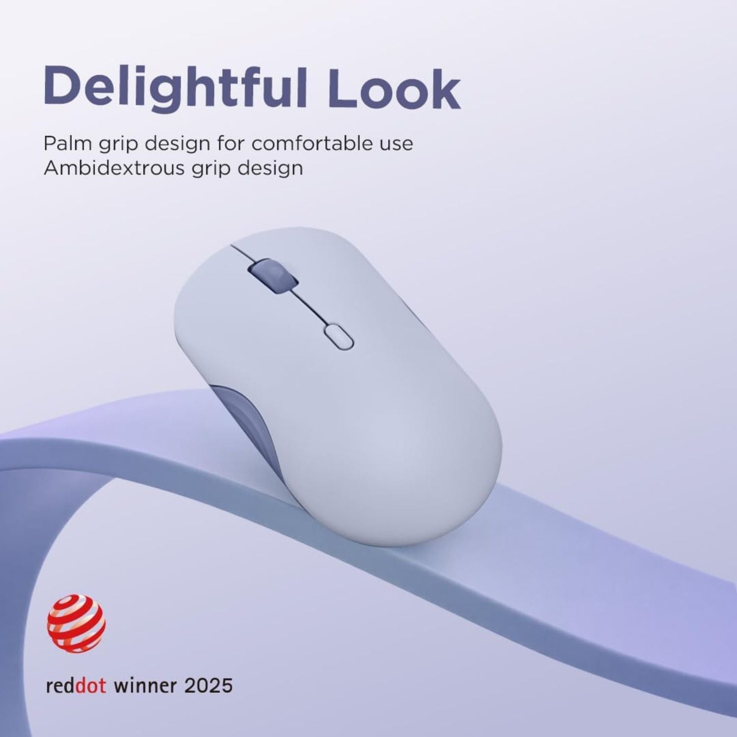 Mouse Lenovo 350 Bluetooth 5.3 Silencioso Ambidiestro 36 Meses Bateria Lila Original