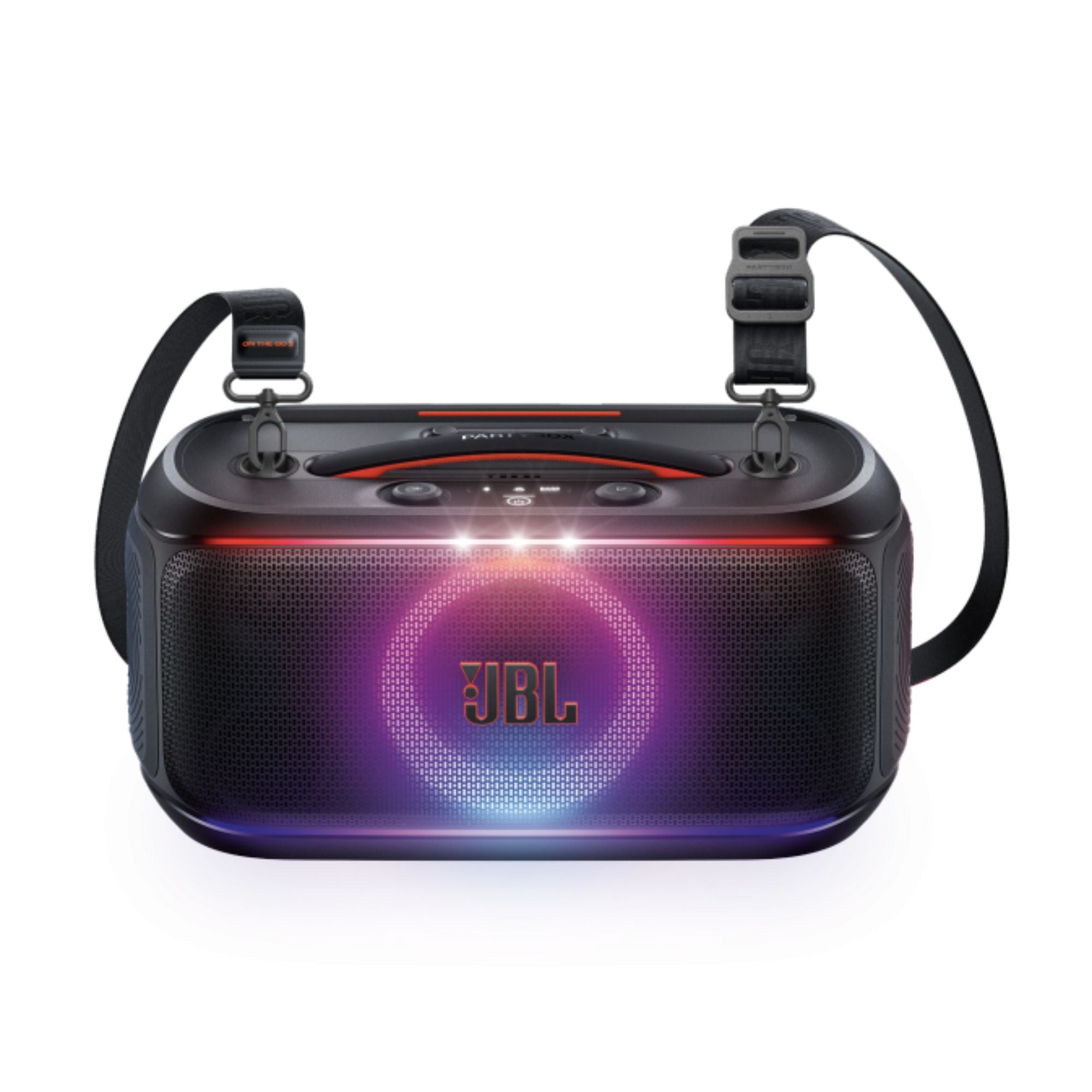 JBL PartyBox On the Go 2 Parlante Bluetooth Portátil 100 W con Micrófono y Luces