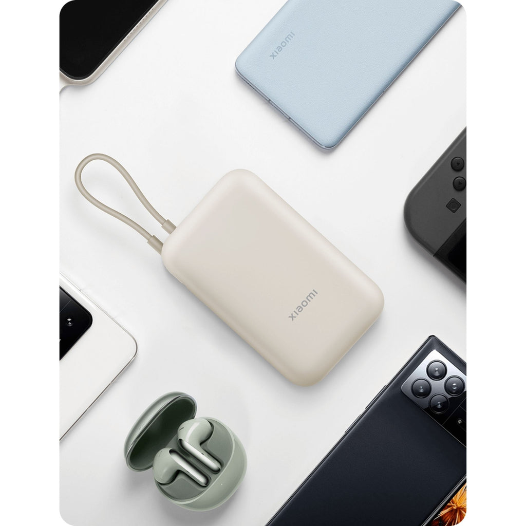 Xiaomi Bateria Cargador Portatil 10.000 mAh con Cable Tipo C Integrado 22.5 W
