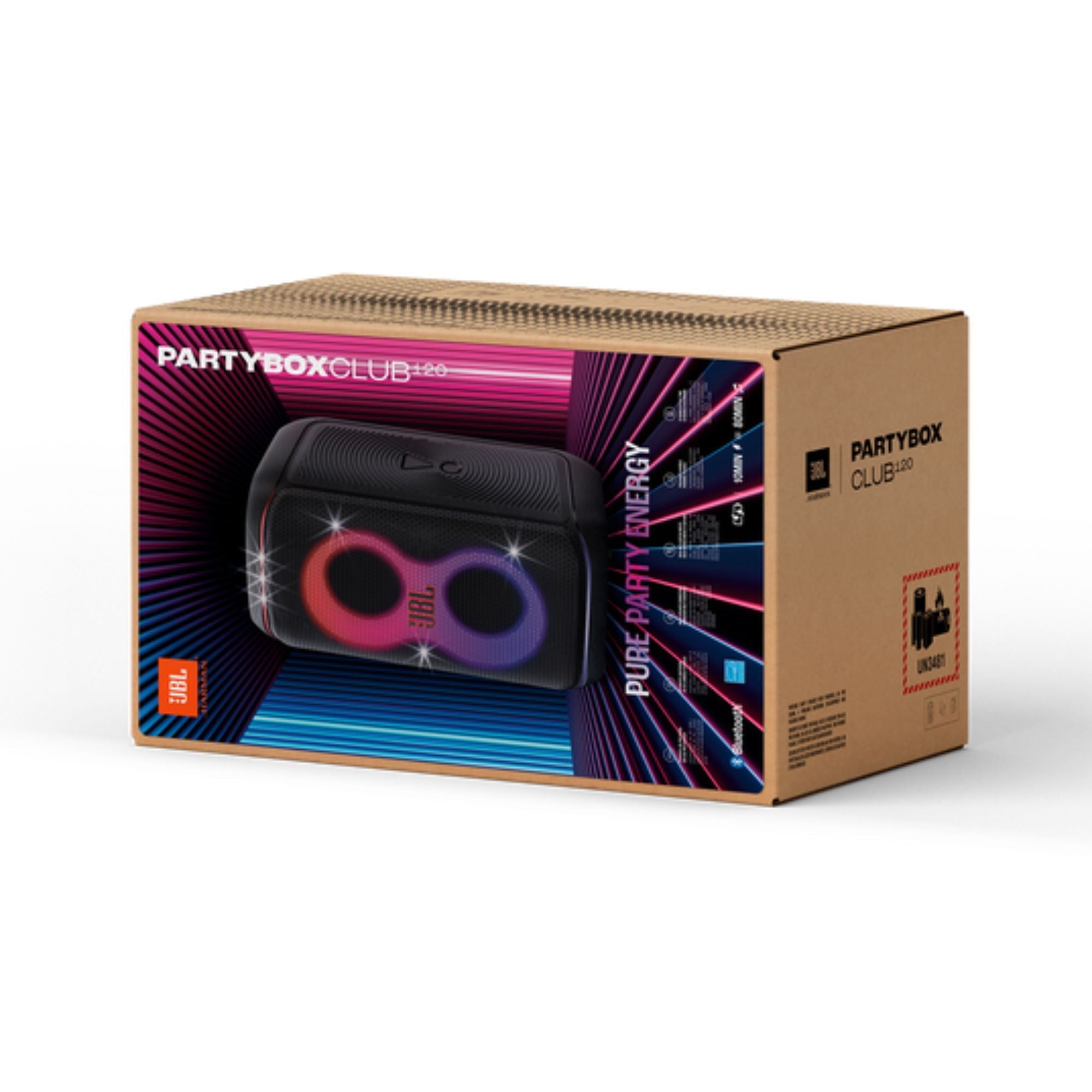 JBL Altavoz CLUB Party Box Club 120 160 W 12 Hrs Luces LED