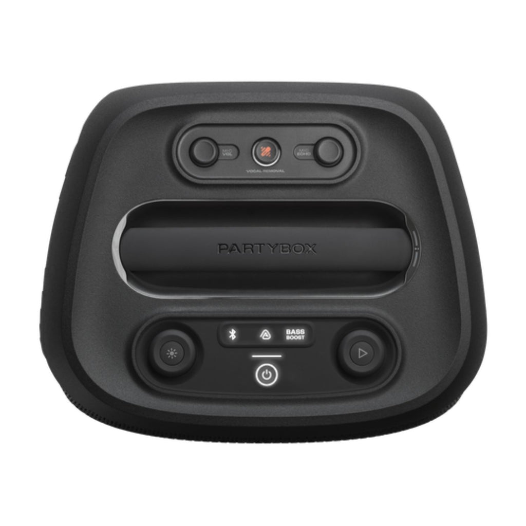 Parlante JBL PartyBox Encore 2 AI 100W Bluetooth 5.4 2 Microfonos Inalambricos IPX4 15 Horas Auracast Negro Original + Accesorio de Regalo