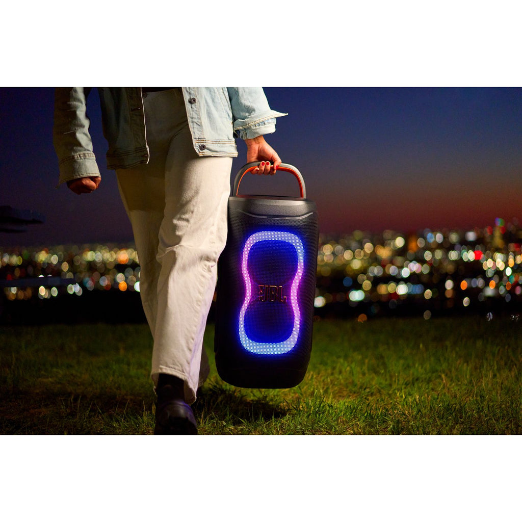 Parlante JBL PartyBox 130 Bluetooth 6.0 200W IPX4 15 Horas Karaoke Microfono Guitarra Negro + Accesorio de Regalo
