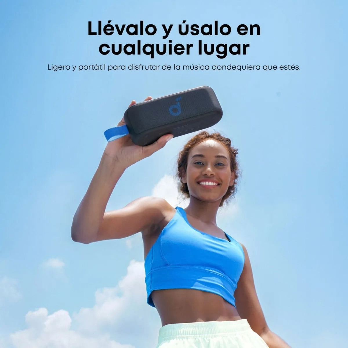 Parlante Soundcore by Anker Select 3 Bluetooth 5.0 16W Estereo IPX7 20 Horas BassUp Negro Original