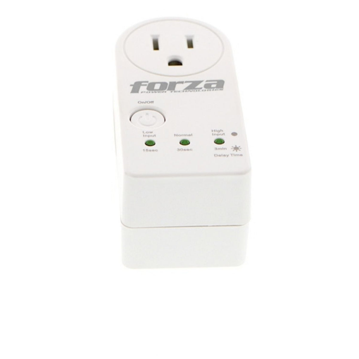 Protector de Voltaje Forza Zion-2K10B 120V 900J 1 Toma NEMA Protección Sobretensión Brownout Blanco Original