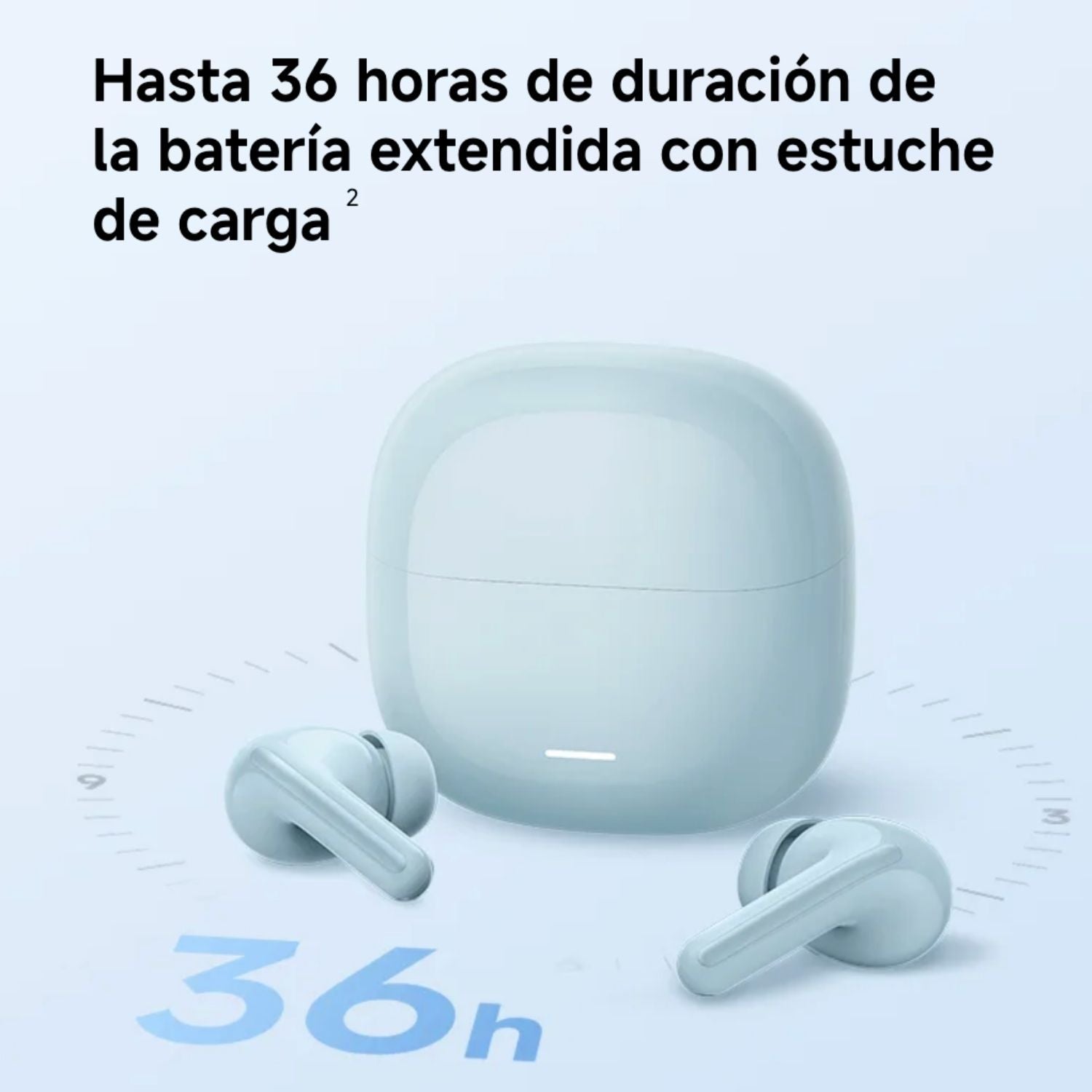 Audífonos Bluetooth Redmi Buds 8 Lite — ANC 42dB · 36H Batería · Original Xiaomi · Azul