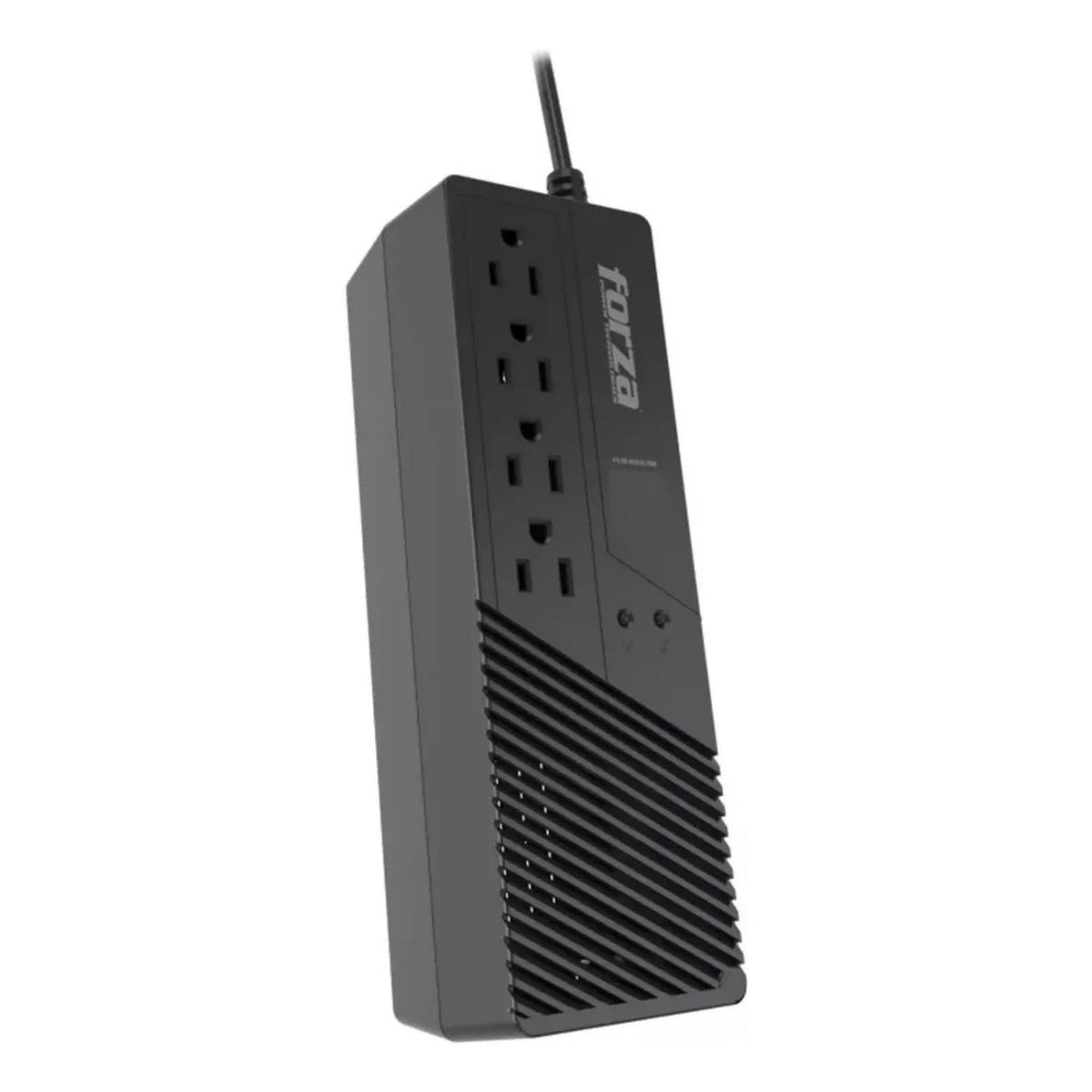 Regulador de Voltaje Forza FVR-1011 AVR 1000VA 500W 115V 4 Tomas NEMA Protección Brownout Negro Original