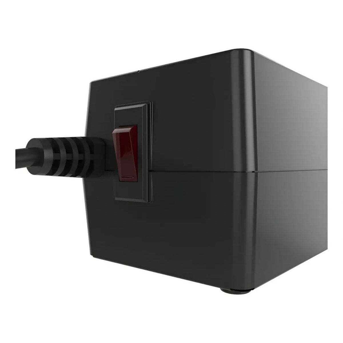 Regulador de Voltaje Forza FVR-1011 AVR 1000VA 500W 115V 4 Tomas NEMA Protección Brownout Negro Original