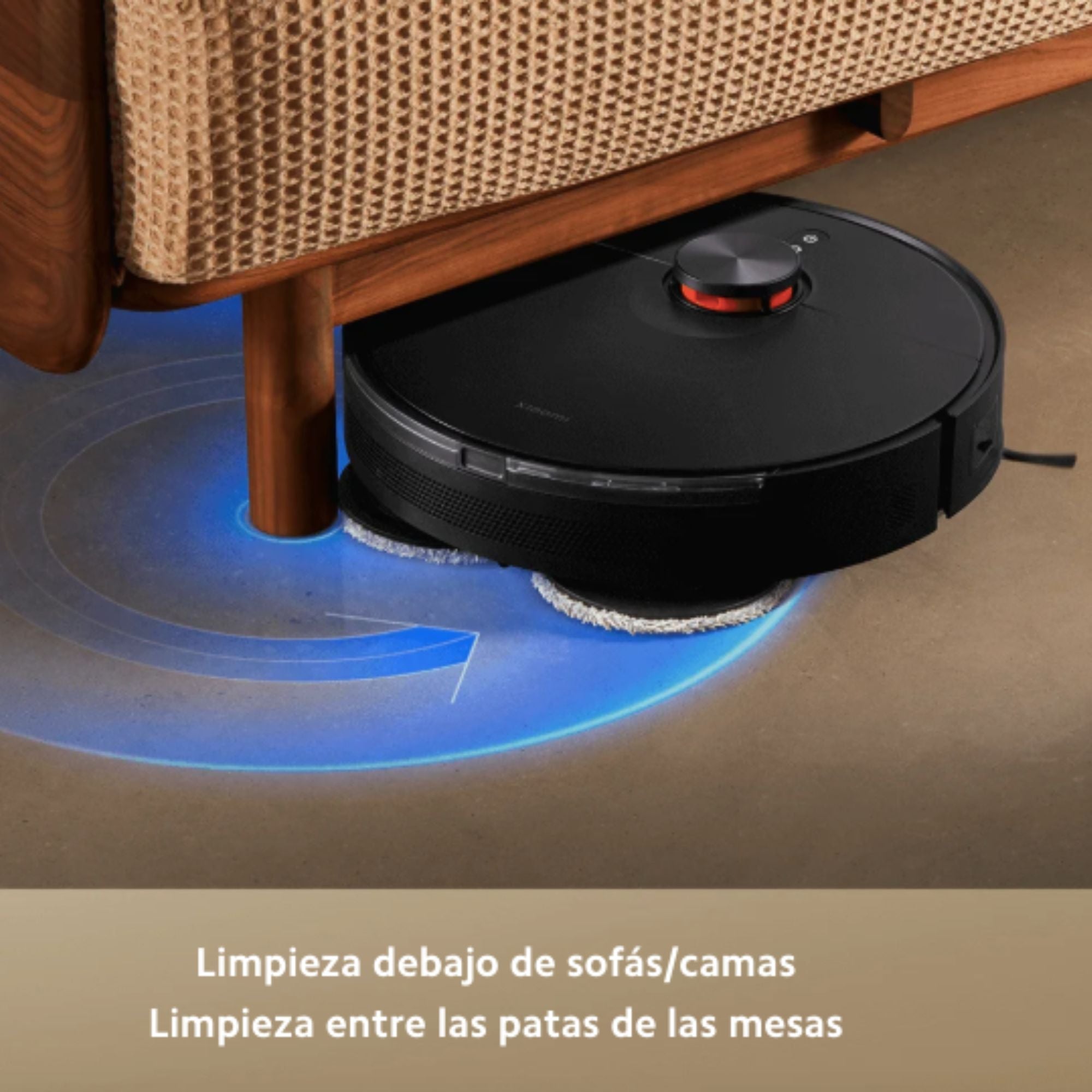 Aspiradora Robot  Xiaomi S20+ 6000Pa Mapeo Láser LDS Negro