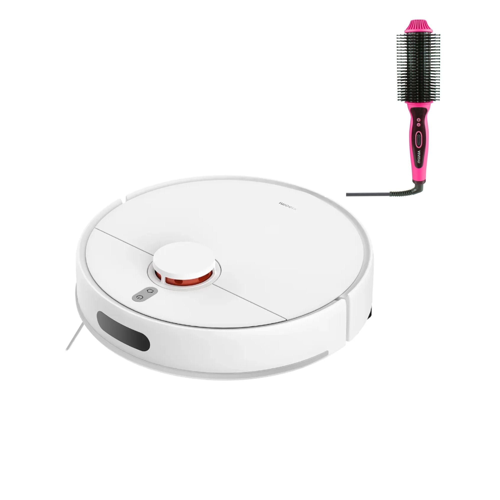Xiaomi S40C Aspiradora Robot 5000Pa Mapeo Inteligente WiFi Blanco Con Cepillo Voluminizador de Regalo
