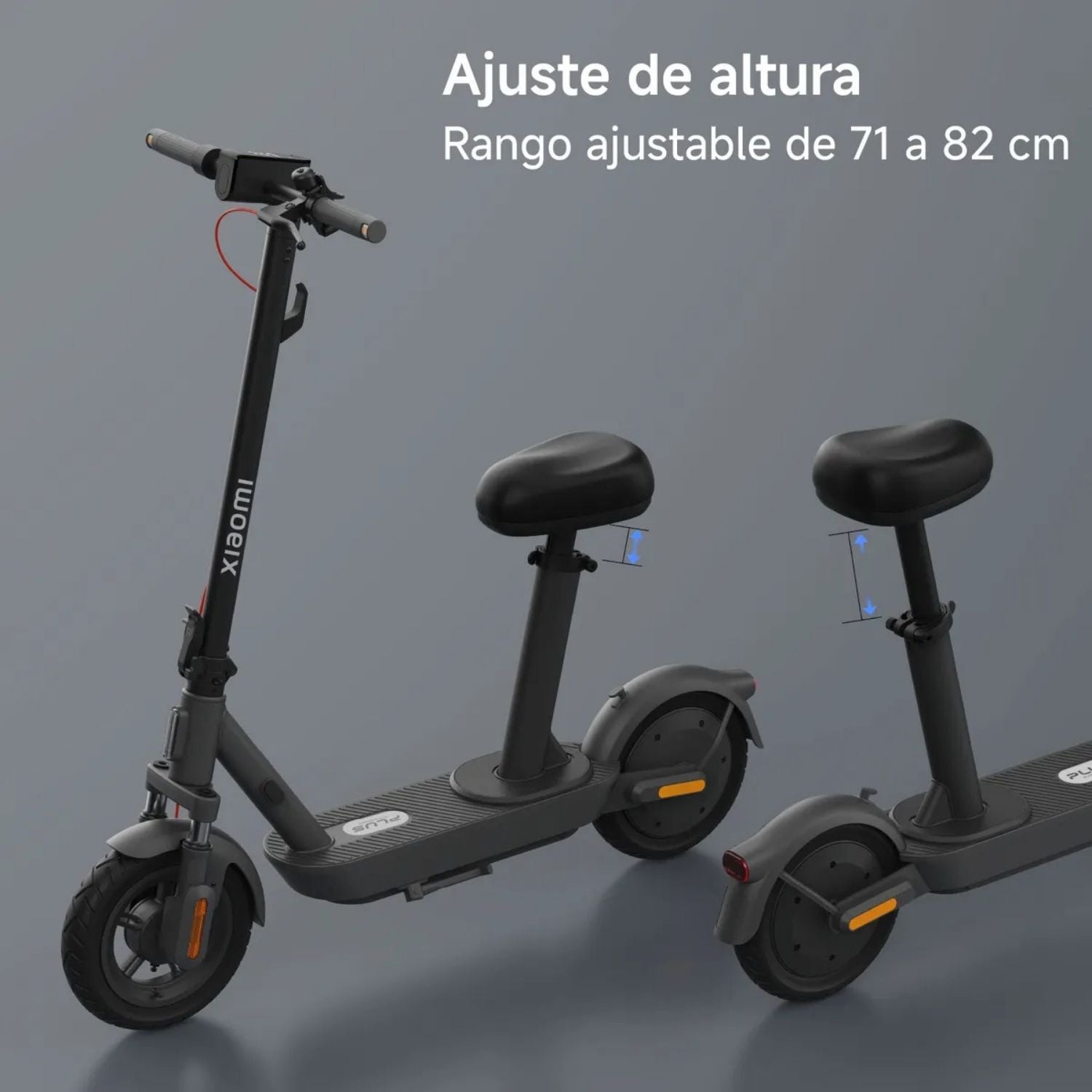 Xiaomi Scooter 5 Plus Ruedas 12" Hasta 60km 900w + Silla Ajustable